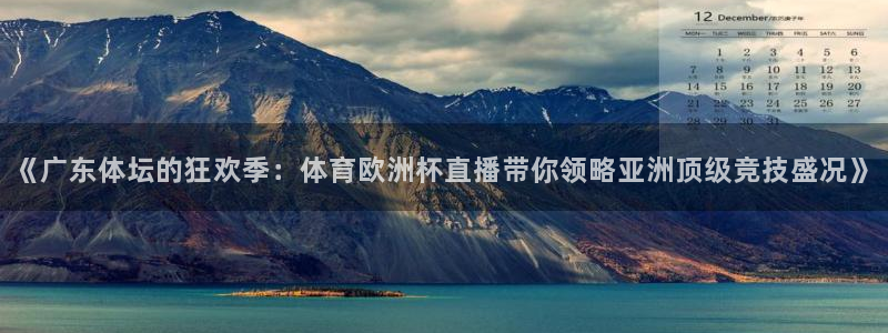 88看球吧直播：《广东体坛的狂欢季：体育欧洲杯直播带你领略亚洲顶级竞技盛况》