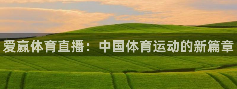 88看球直播吧：爱赢体育直播：中国体育运动的新篇章